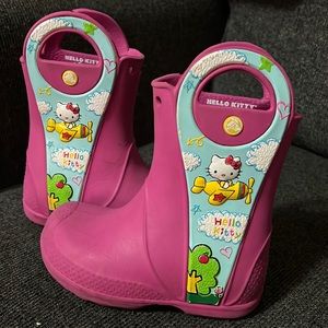 Hello Kitty Crocs Rain Boots